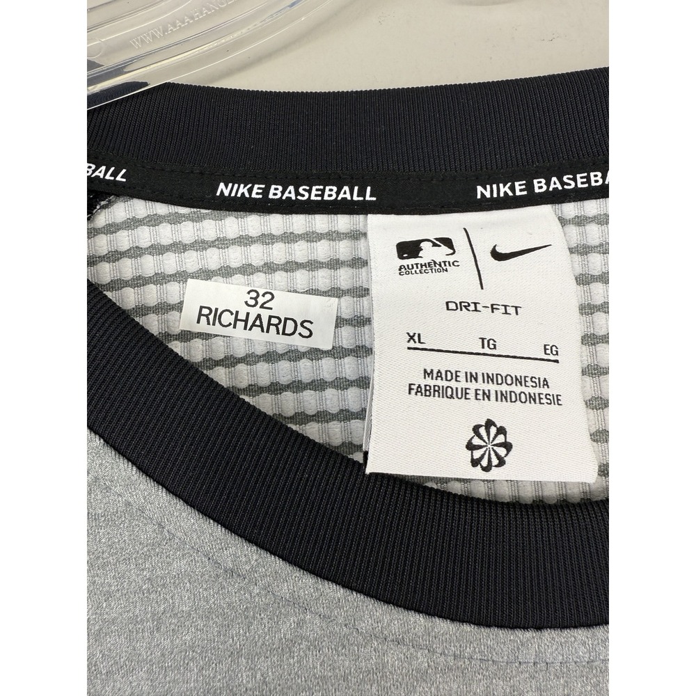 Nike Baseball Raglan Shirt Men's XL Minnesota Twins Team Issued T. Richards RHP - Picture 3 of 11